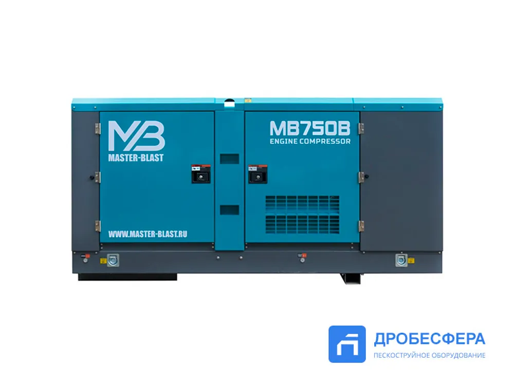 Дизельный винтовой компрессор MASTER BLAST MB-750B