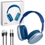 Полноразмерные Bluetooth наушники P9 (синий)