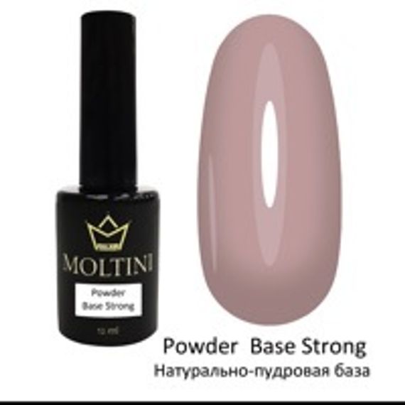 Каучуковая камуфлирующая база Moltini Powder Base Strong, 12 ml