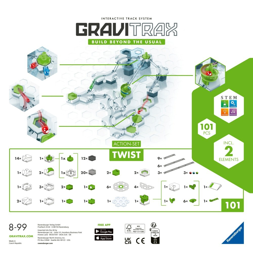Ravensburger - GraviTrax Twist Starter Set 50th Anniversary Edition 245765