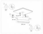 Накладной светильник Ambrella Light TA TA1818