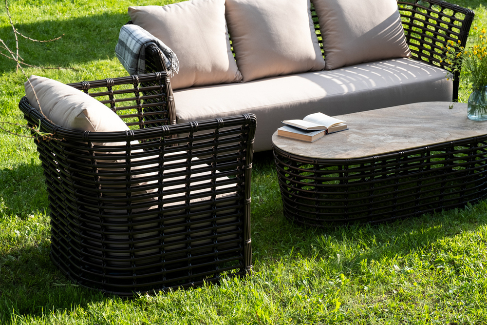 "Валенсия" лаунж-зона из искусственного ротанга, цвет бронзовый