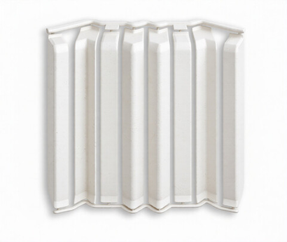 Накладки для плинтуса Идеал Дюра напольный округлый 80мм 037 Молочно-белый (2 набора из 8 элементов) во флоупаке