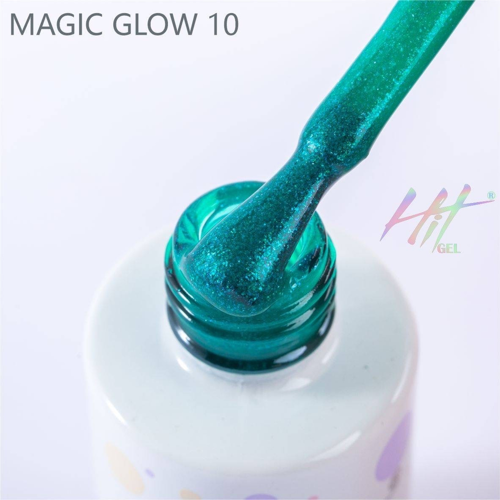 Гель-лак ТМ "HIT gel" №10 Magic glow, 9 мл