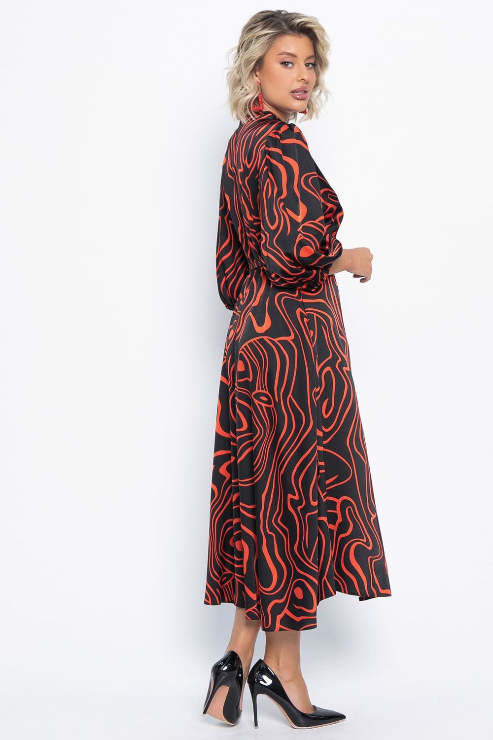 Платье Инна (черно-красное) П15068-13М LT Collection