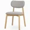 Стул Aristen, натуральный с серым сиденьем