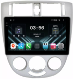 Магнитола для Chevrolet Lacetti седан/универсал, Daewoo Gentra (кондиционер, рамка серебро) - FarCar DX3014M монитор 10.36" IPS на Android 13, 4+64Гб, CarPlay