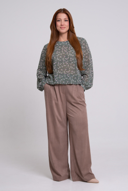 Блузка женская 3801зп, Цветы #284Цп093801зп