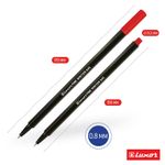 Набор капиллярных ручек 10цв. Luxor Fine Writer, шестигранные, 0.8мм, европодвес