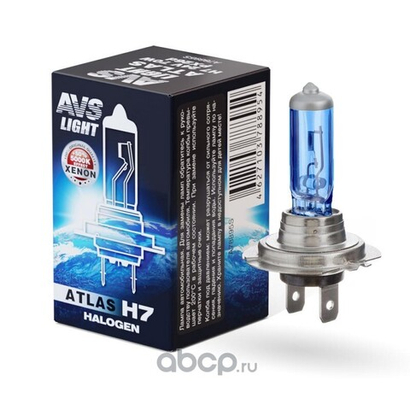 Автолампа 24V H7 70W PX26d AVS ATLAS BOX/5000К