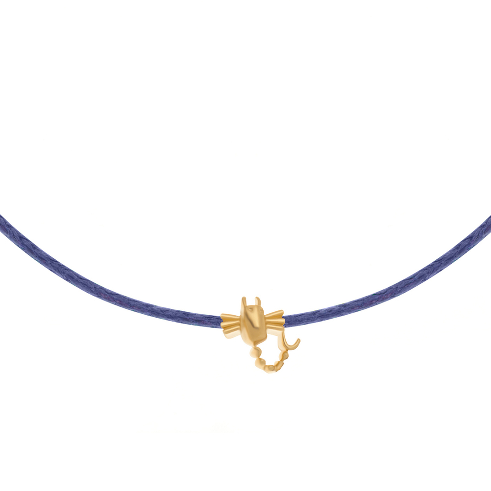 "Ринто" браслет Скорпион в золотом покрытии из коллекции "Zodiak Kids" от Jenavi
