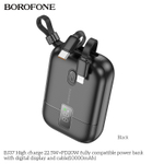 Портативный аккумулятор BOROFONE BJ37 10000 mAh 22.5W+ PD 20W (черный)