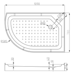 Душевая кабина AvaCan EM 1511 R