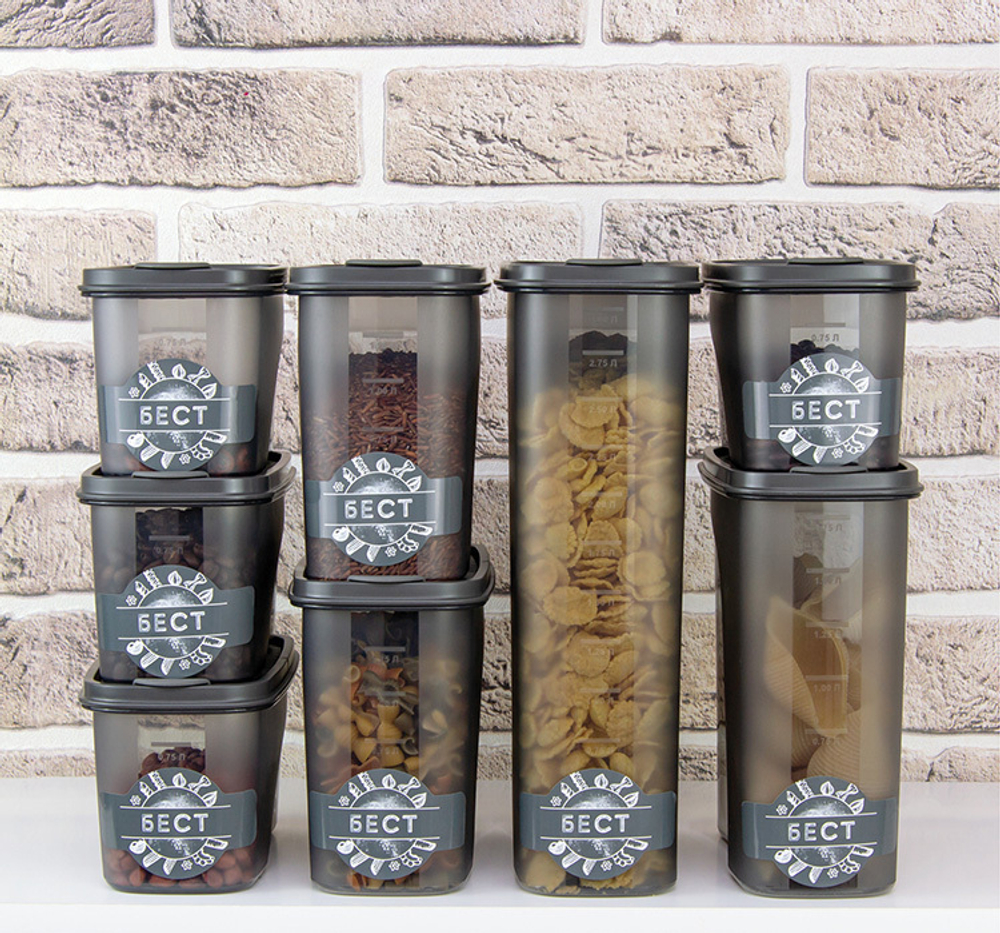 Емкость для сыпучих продуктов БЕСТ 1,5л М1255