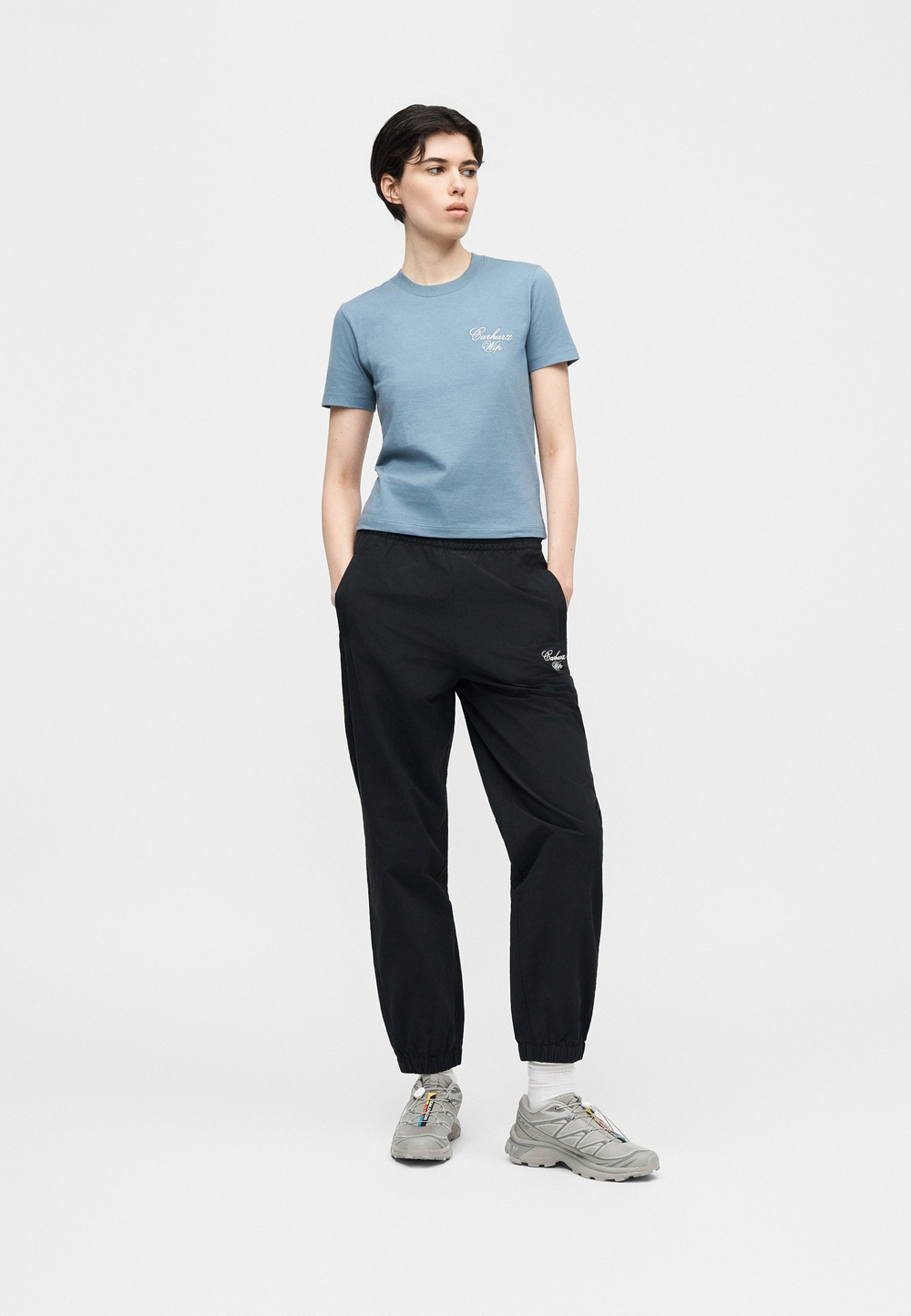 Carhartt WIP TRAVON - Тренировочные брюки - Чёрный