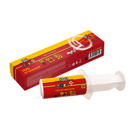 Гель от тараканов NaDzor в шприце 20 мл