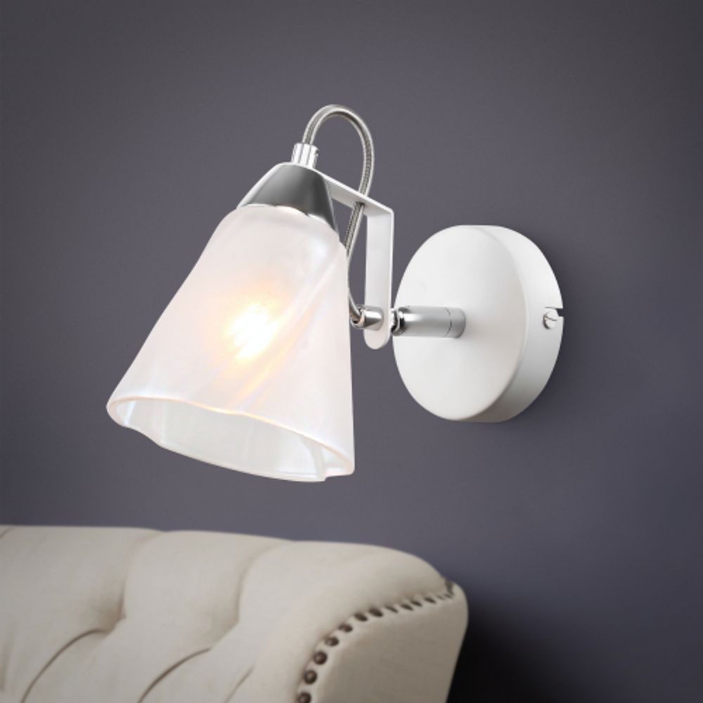 Бра светильник Rivoli Daisy 5080-401 настенный 1 х Е14 40 Вт лофт - кантри | Лофт-Кантри