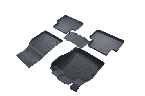 Коврики резиновые в салон 3D LUX для Volkswagen Tiguan II (2016-) SRTK.3D.W.TIG.16G.02X55