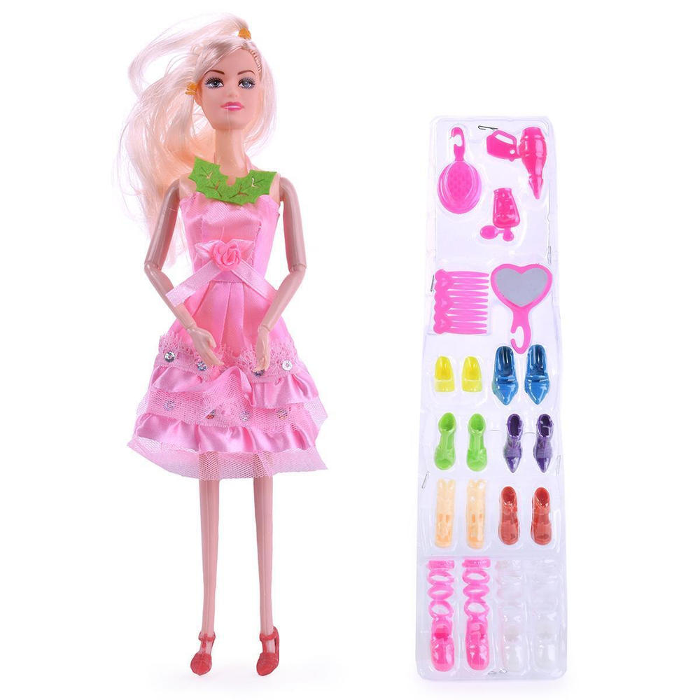 Кукла тип Модель на шарнирах с аксесс. 32см, коробка 858-41