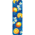 Закладка для книг картонная, Белая Ворона, Апельсин