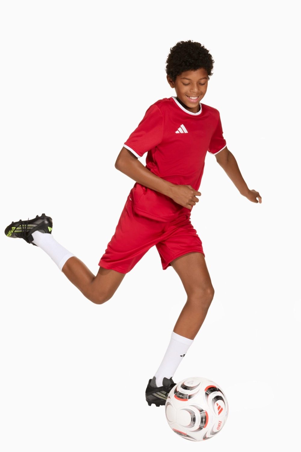 Футболка adidas Entrada 26 Junior - красный