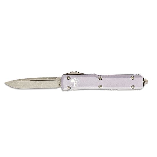Автоматический нож Microtech Ultratech 121-10APGY c клинком из стали Böhler M390 Microclean®, рукоять алюминий