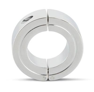 Утяжелитель для мошонки Lockable Ball Stretcher (Цвет: серебристый)