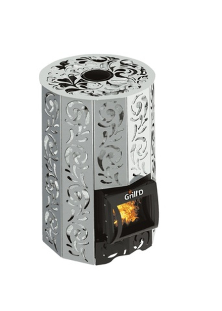 Дровяная банная печь Grill'D Violet Steel Short Pro