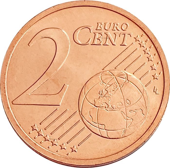 2 евроцента 2015 Эстония (2 euro cent)