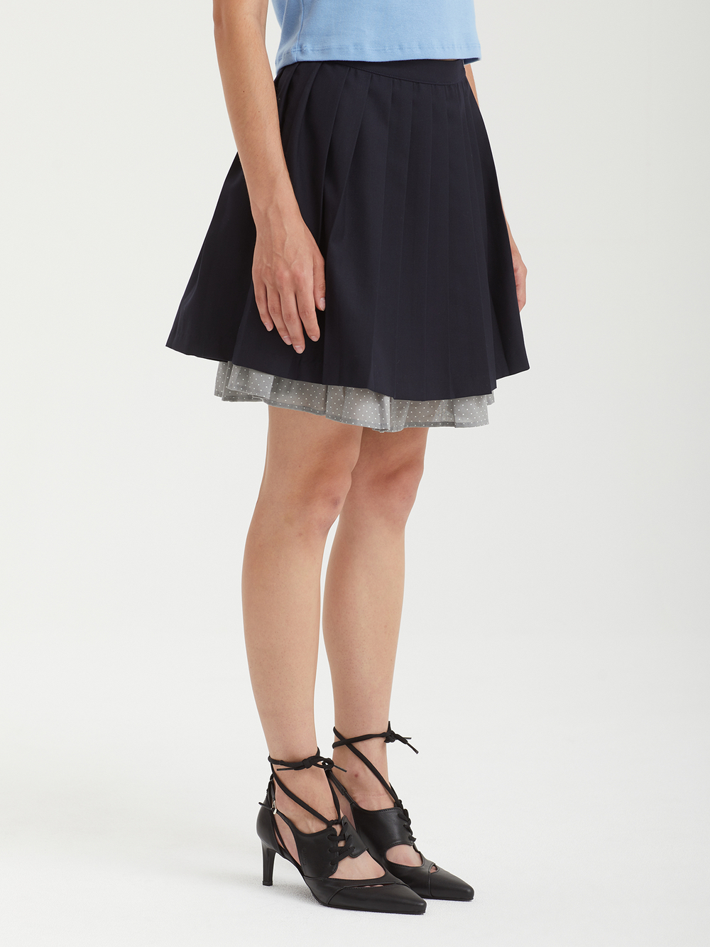 Юбка P Pleats Mid Navy
