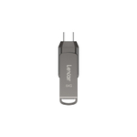 Флеш накопитель 64GB Lexar® JumpDrive® Dual Drive D400 USB 3.1 Type-C™ (OTG), металл/пластик, 130 MB/s