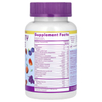 SmartyPants, мультивитамины и омега-3 кислоты для малышей, виноград, апельсин и голубика, 90 жевательных конфет