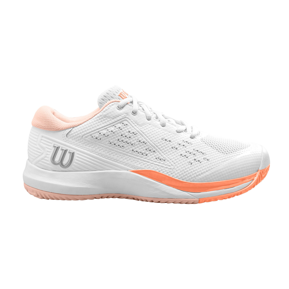 Женские теннисные кроссовки Wilson Rush Pro ACE All Court Shoe Women - White, Orange