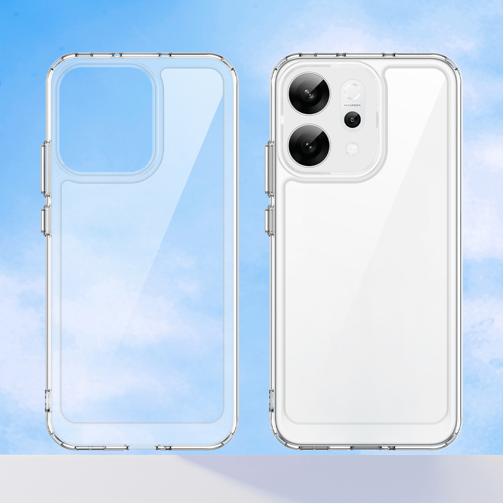 Противоударный чехол для OPPO Reno 14 Глобал и Reno 14F, усиленные прозрачные защитные рамки