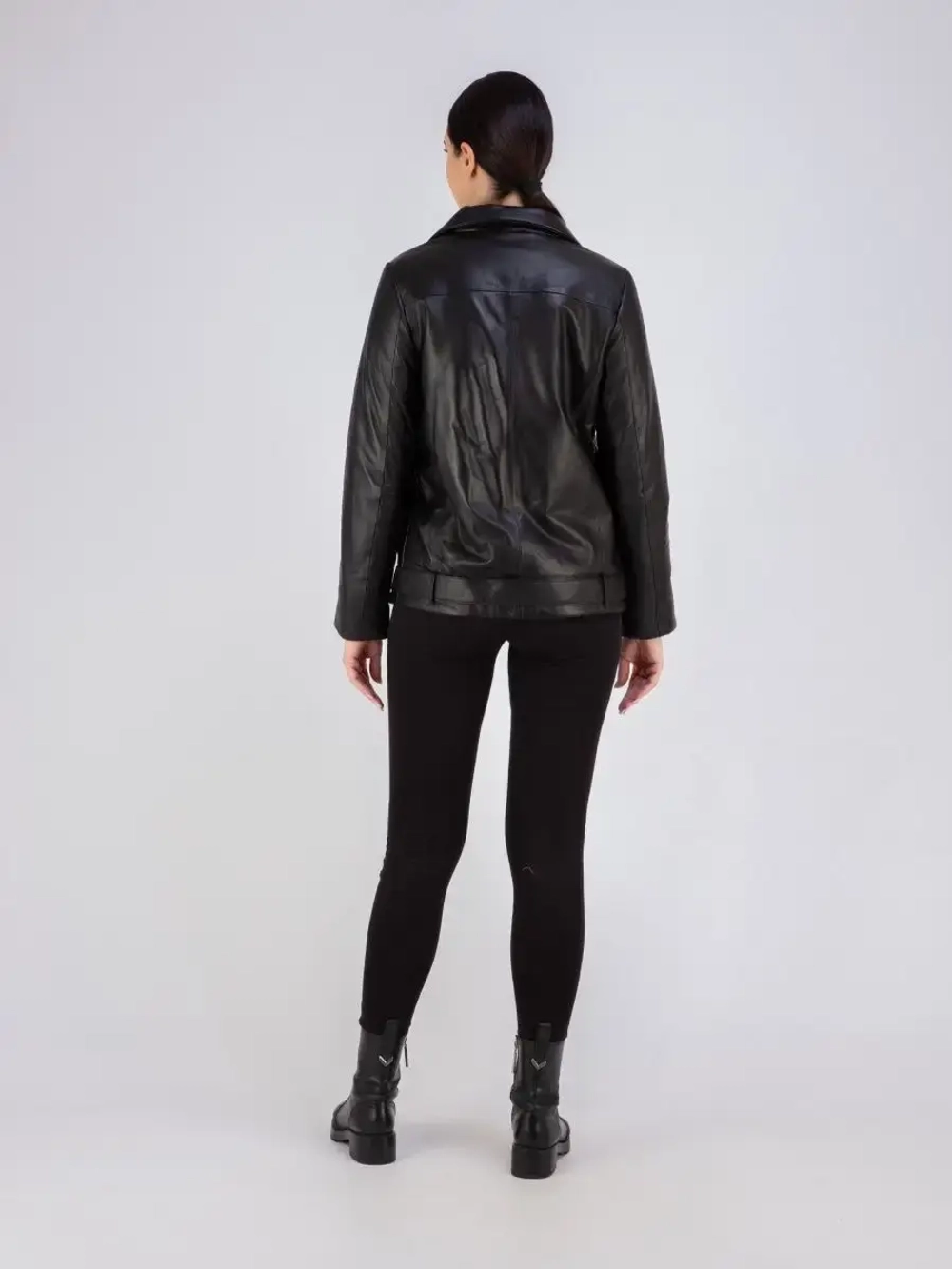 Куртка кожаная из натуральной кожи утепленная