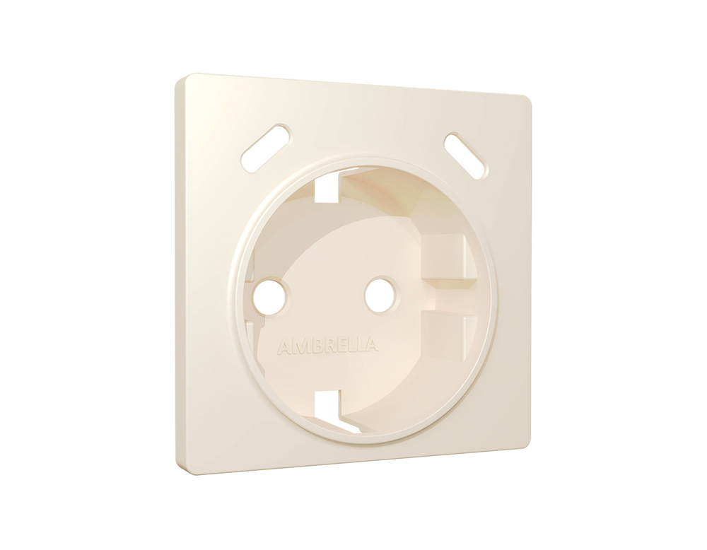 AP3305 Лицевая панель ALFA (Бежевый матовый) для электрической розетки с/з со шторками 2USB C+C QUANT
