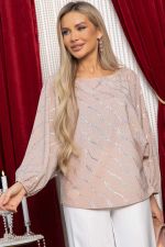 Блуза Путь к сердцу (бежево-розовая) Б14854-30М LT Collection