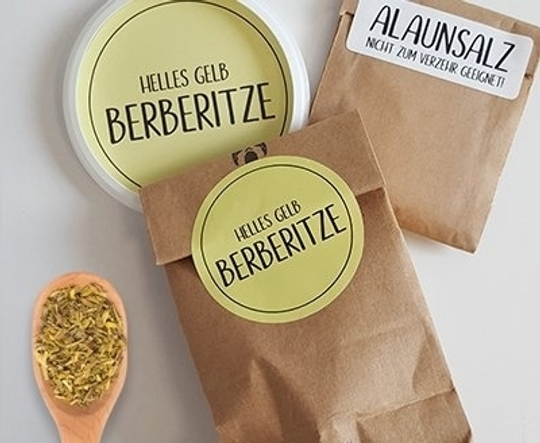 Краситель на натуральной основе "Барбарис", цвет ярко-желтый, myBoshi