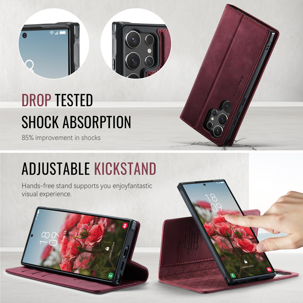 Чехол-кошелек CaseMe 2 in 1 MagSafe Samsung Galaxy S24 Ultra