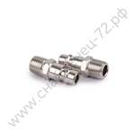 Соединитель Rapid M папа - внешняя резьба 1/4 FOXWELD