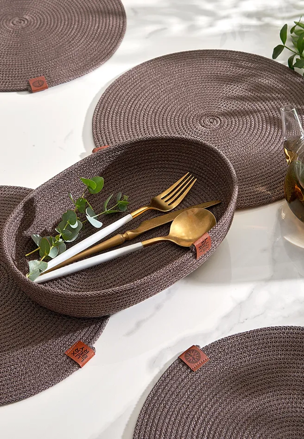 Корзина Luxberry Boho Рубиновый