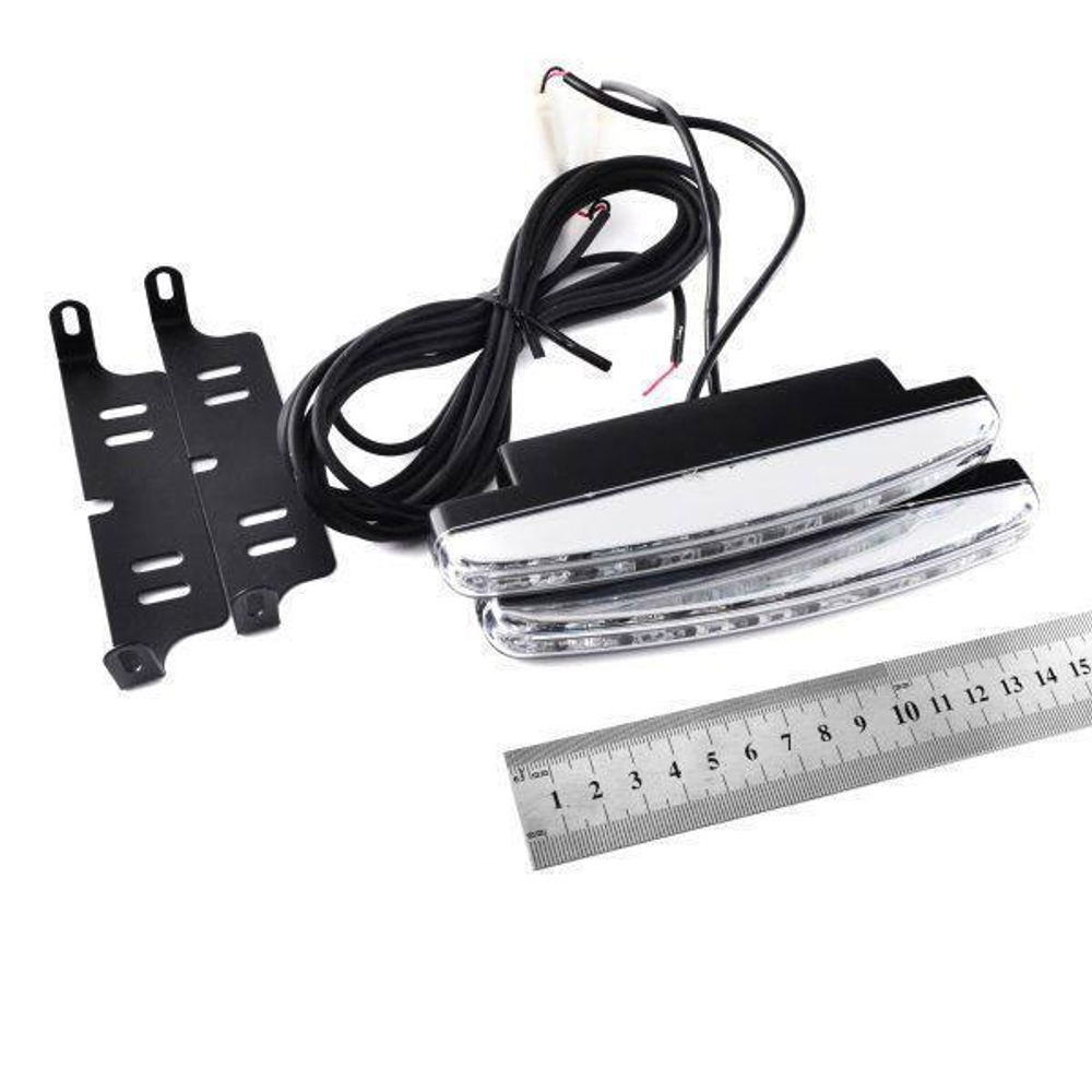 Фары дневного света 12 В 8 LED Safety 155 х 40 х 15 мм 2 шт. Skyway