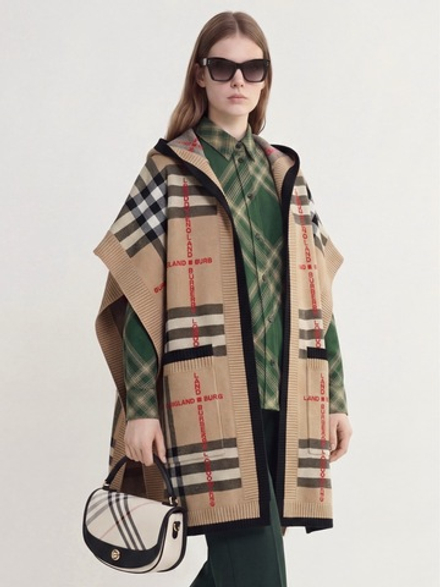 Пончо Burberry