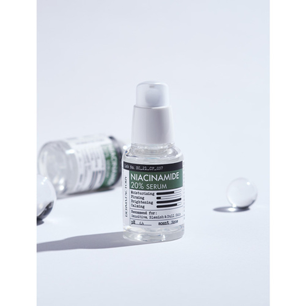 Derma Factory Сыворотка для лица с ниацинамидом - Niacinamide 20% serum, 30мл