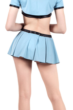 Костюм Полицейская - низ (Размер: 44-46) (Цвет: голубой с черным)