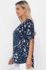 Блуза Маргоша (синяя) Б13814-16М LT Collection