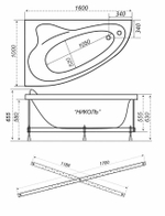 Ванна акриловая Triton Николь