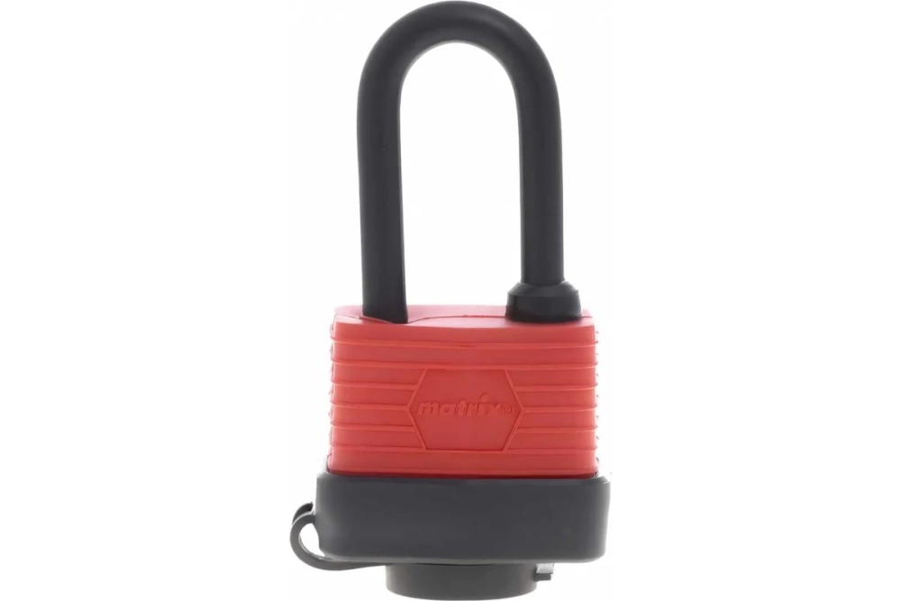 Замок навесной всепогодный, 40 мм, удлиненная дужка Matrix 91822