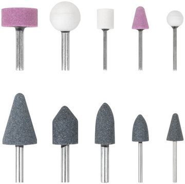 Шарошки абразивные по металлу, 10 шт. (большие и малые)