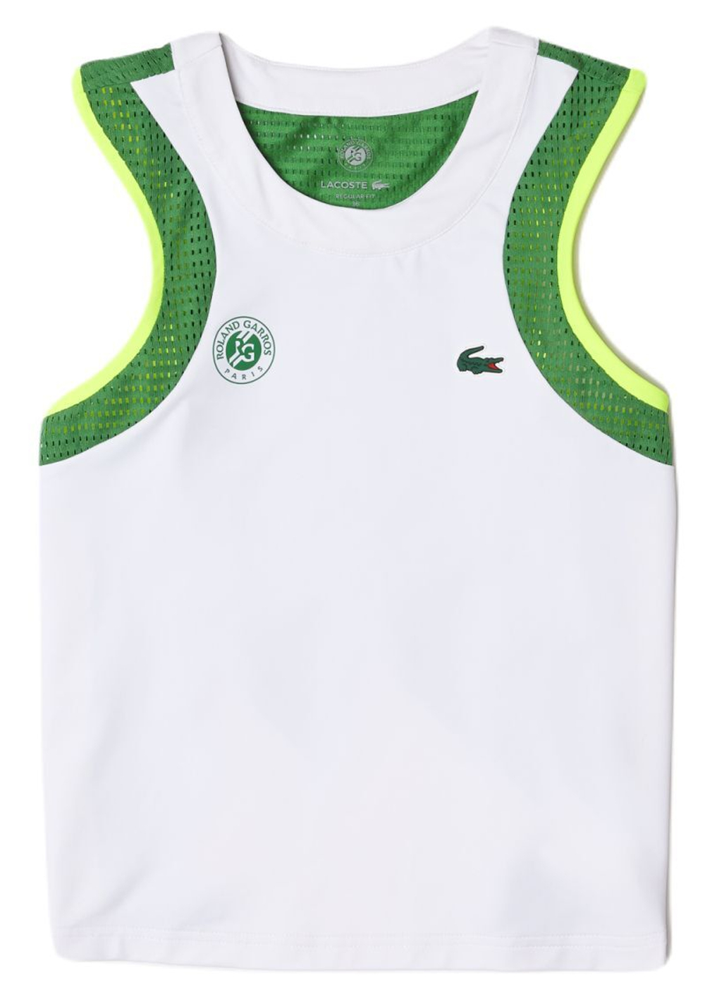 Женский топ теннисный Lacoste Sport Roland Garros T-shirt - white